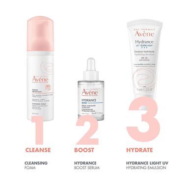„Avène Hydrance“ drėkinamoji emulsija normaliai ir mišriai odai su SPF30, 40 ml