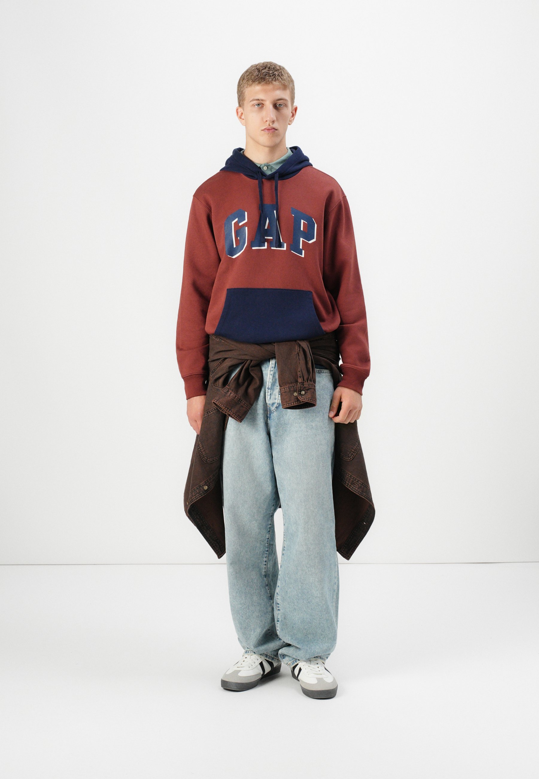 GAP HERITAGE LOGO - Sweatshirt - gebranntes Rotbraun