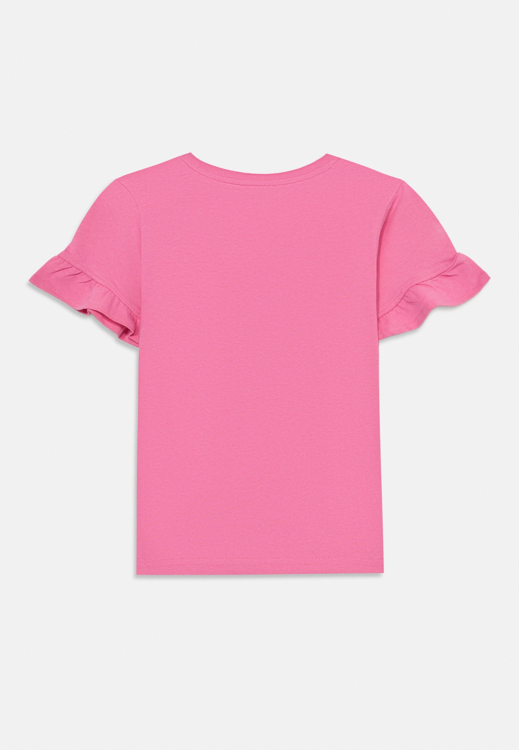 Friboo Confezione da 4 T-shirt con maniche a volant - T-shirt stampate - bianco/nero/rosa