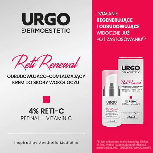 Urgo Dermoestetic Reti-Renewal odbudowująco-odmładzający krem do skóry wokół oczu