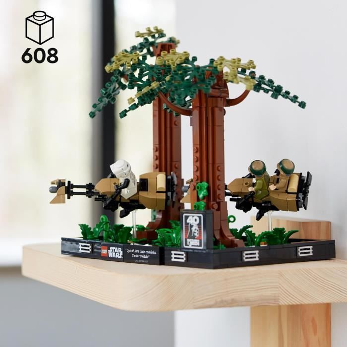 LEGO® Star Wars 75353 Diorama de Perseguição de Speeder em Endor, com Luke Skywalker