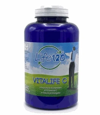 LIFE 120 Vitalife C 240 comprimidos Complemento alimenticio con vitamina C