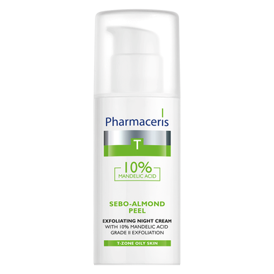Pharmaceris Sebo Almond Peel -kuorintayövoide akneen taipuvaiselle iholle 50 ml