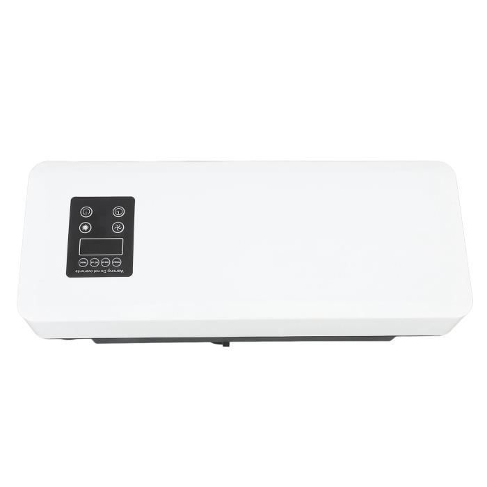 Calefactor mural VVIKIZY - 1500 W - Eléctrico - Convección - Resistente al agua