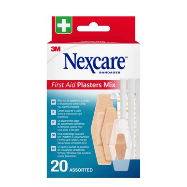 Κιτ πρώτων βοηθειών Nexcare Διάφοροι επίδεσμοι 20 τεμάχια 20 τεμάχια