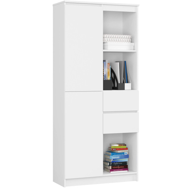 Regał R15 R80 1D 2Sz Clp Pk Biały