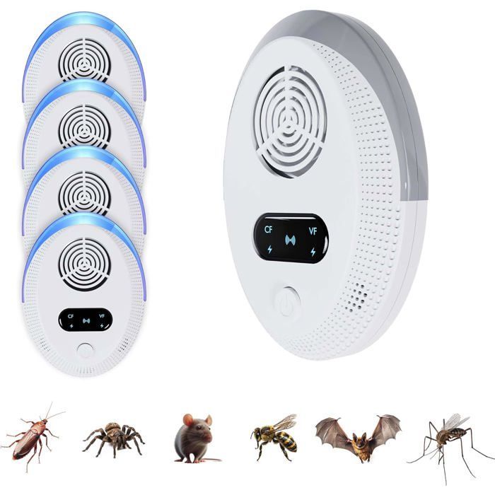 Repelente ultrasónico para murciélagos - Repelente ultrasónico para roedores - Repelente ultrasónico - Repelente para cucarachas - Repelente ultrasónico para insectos.