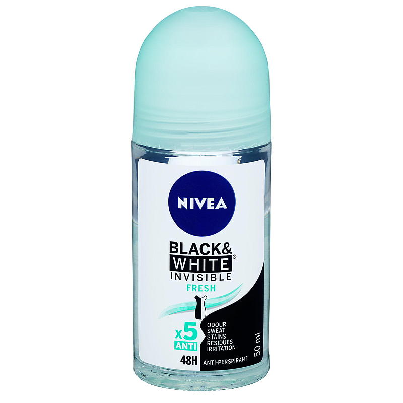 Nivea Roll-on Nivea 50 ml Zwart-wit Frisse dames