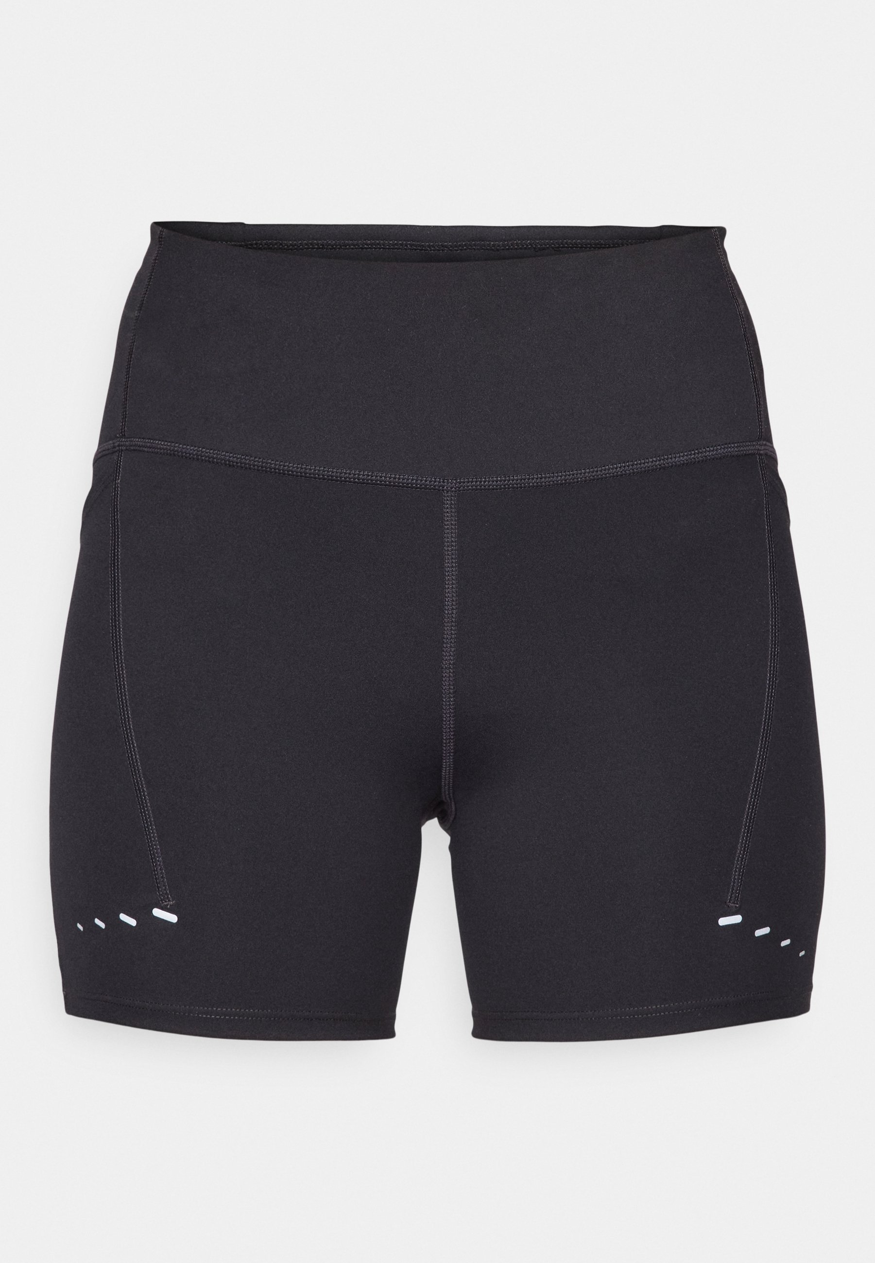 Nike Performance SWIFT SHORT - Leggings - black/reflective silver