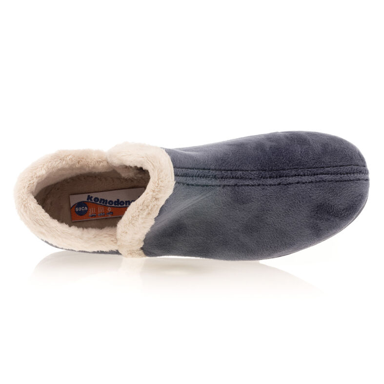 Pantoufles Femme Bleu