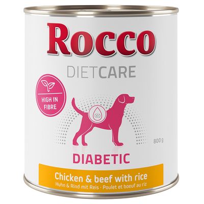 Rocco Diet Care Diabetic - Kuřecí a hovězí s rýží