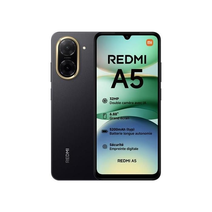 XIAOMI Redmi A5 4GB RAM 128GB ROM 4G Nero
