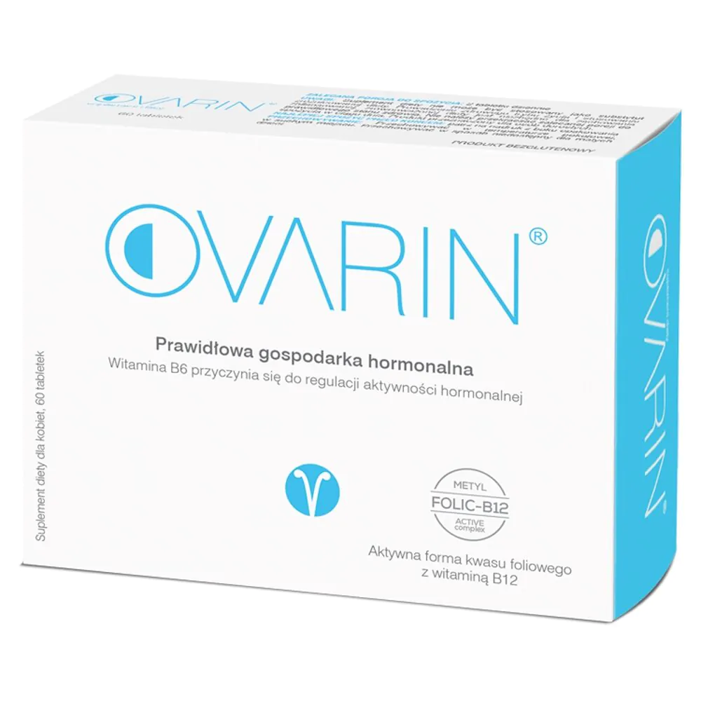 Ovarin Wspomaganie gospodarki hormonalnej Tabletki