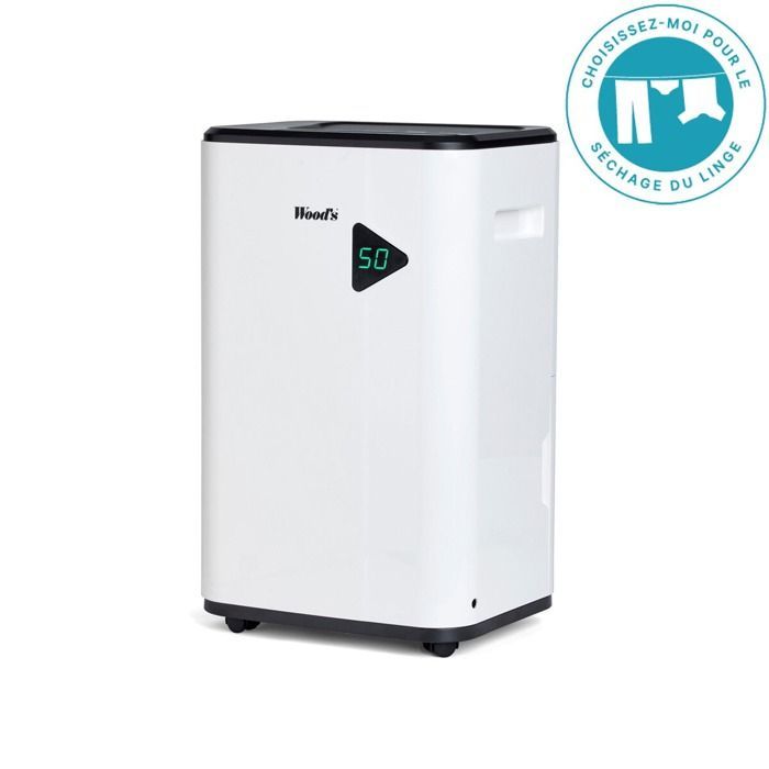 Deumidificatore Wood's MDX20P da 20 litri - 24 ore