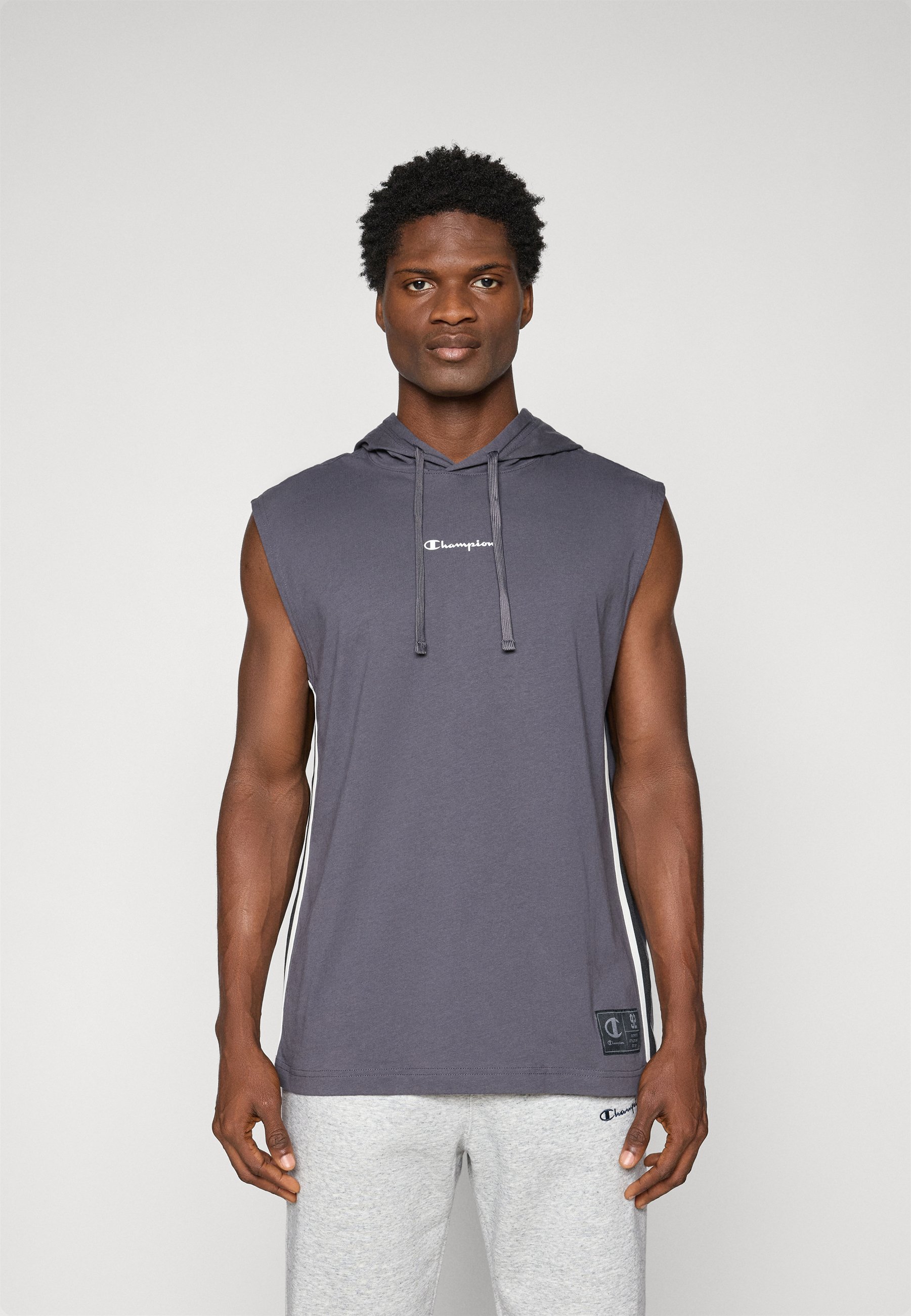 Felpa senza maniche Champion - T-shirt stampata - grigio scuro