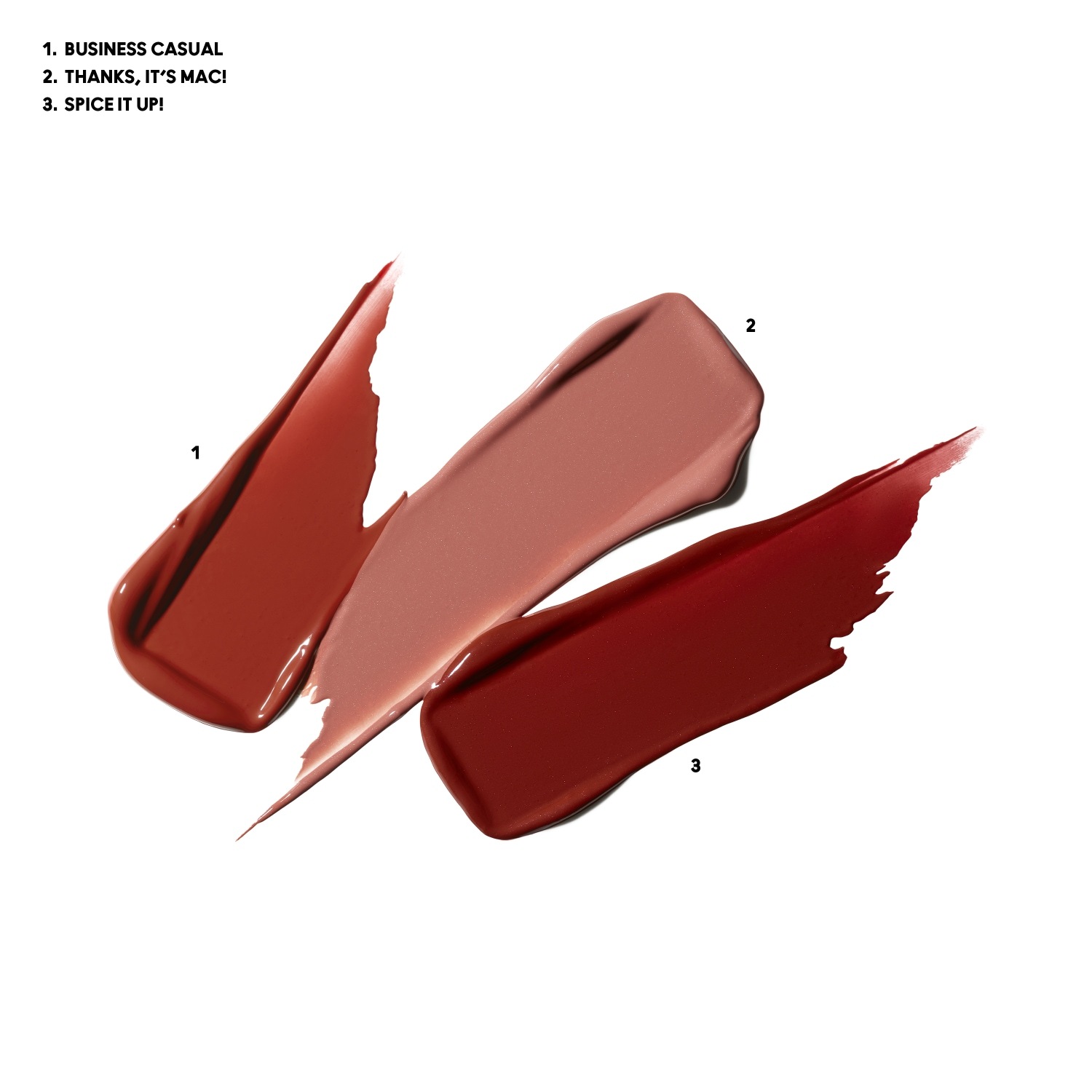 MAC kosmētikas komplekts Lusterglass Wildest Gleams Mini Lusterglass lūpu trio — 1 Stück