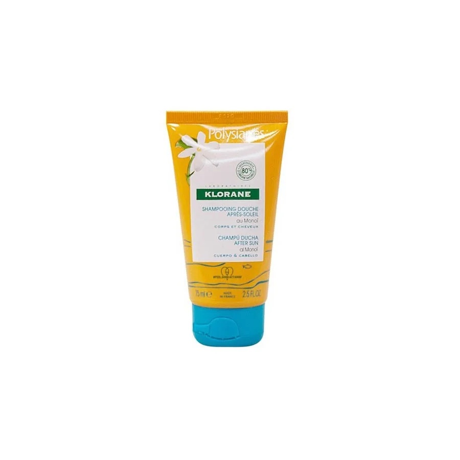 KLORANE Duschgel mit Monoi für Körper und Haar 75 ml für normale Haut und Haare