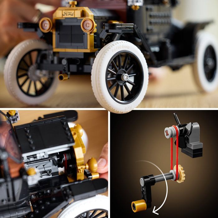 LEGO Icons 11376 Ford Model T - Set for Adults - Collector's Car Model - Gift
