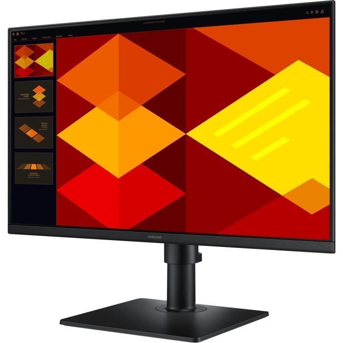 PC-scherm - SAMSUNG - S24D400G - 24'' - FHD 1920x1080 - 100Hz - IPS - 5ms(GTG) - 250cd/m² - Verstelbare voet - HDMI - DisplayPort