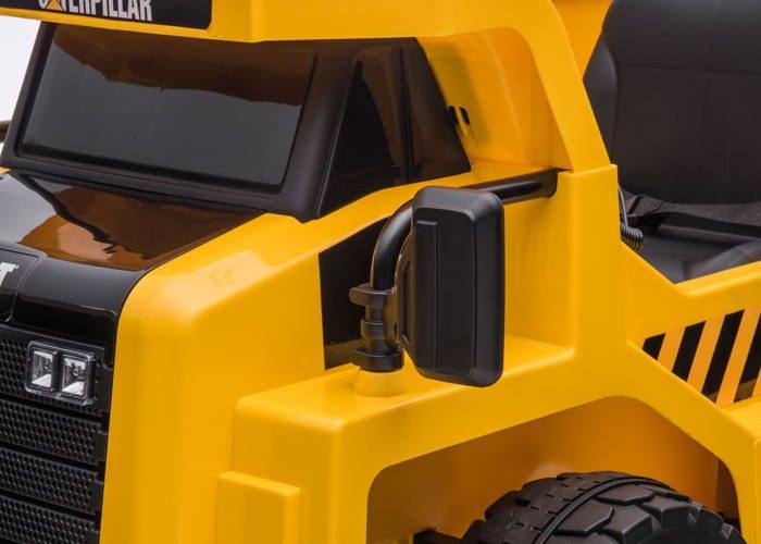 Voiture électrique pour enfant Benne CAT Jaune
