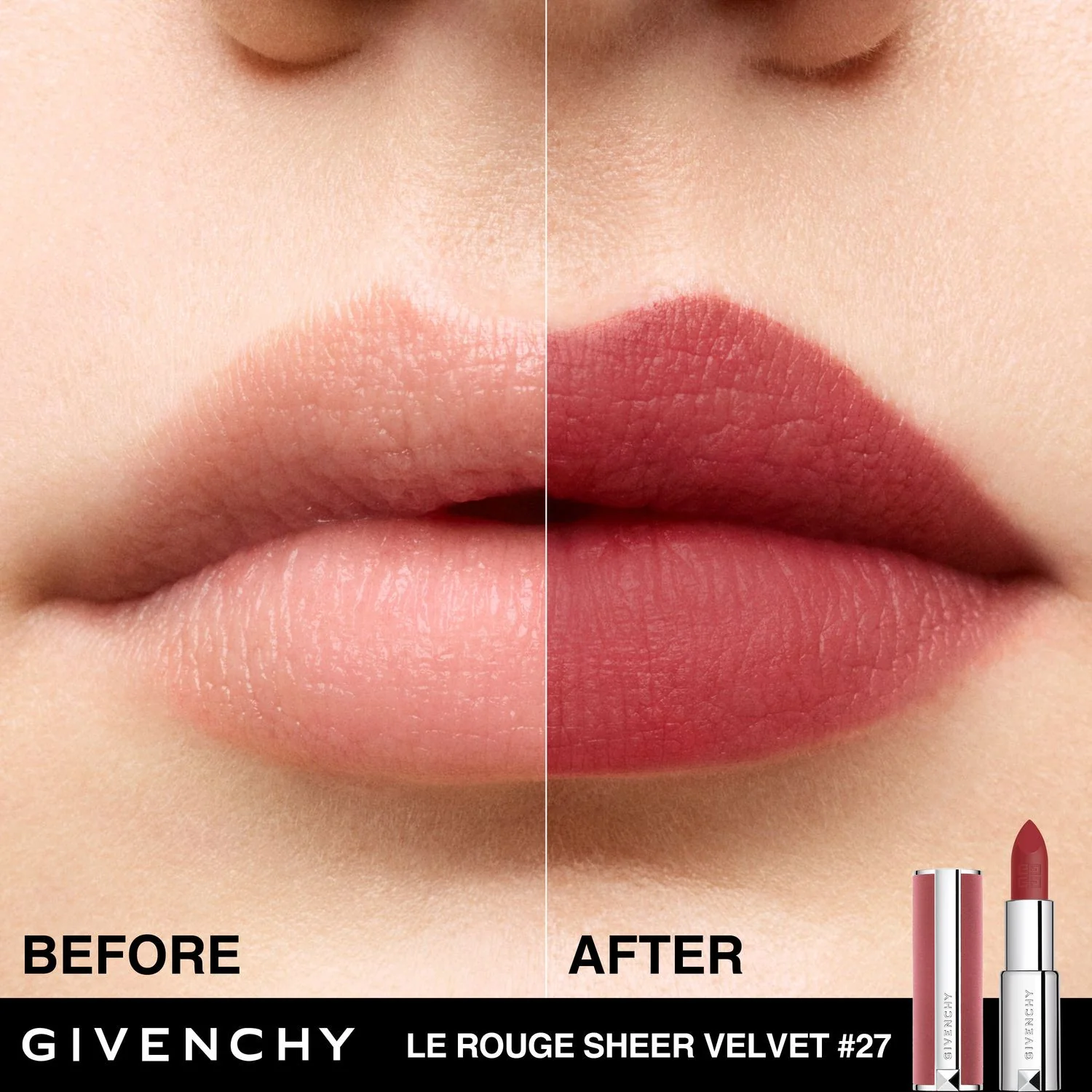 Labbra Le Rouge Sheer Velvet - Rossetto mat, Rossetto