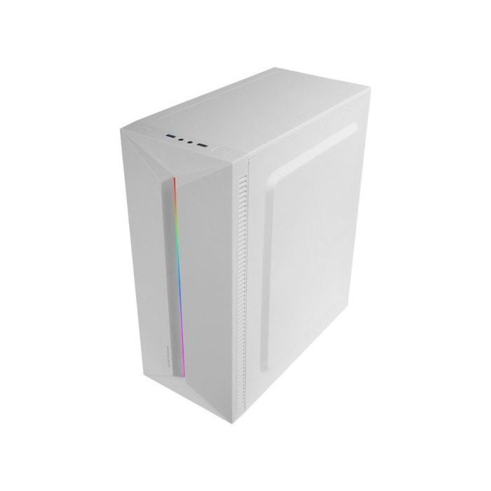 Mars Gaming Mc-blaze Caja Pc Atx Ventilador Frgb  80mm Tira Led Rgb Frontal Blanco