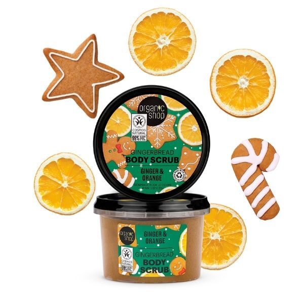 Bio-Shop Lebkuchen-Körperpeeling Ingwer & Orange 250 ml