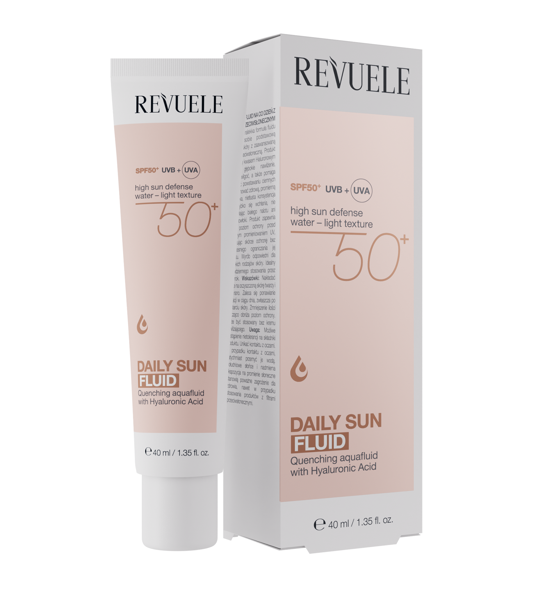 Denný opaľovací fluid SPF50 Ochrana tváre
