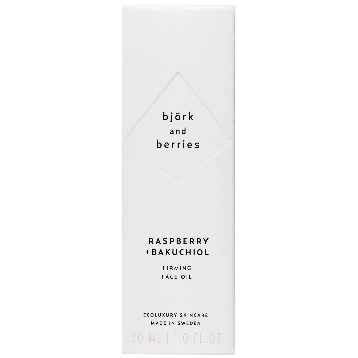 Björk & Berries Bringebær + Bakuchiol Ansiktsolje - 30 ml