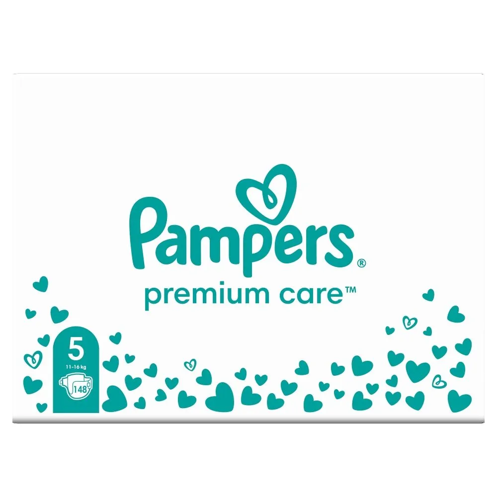 Pampers Premium Care Pieluchy (5) Junior 148 szt.