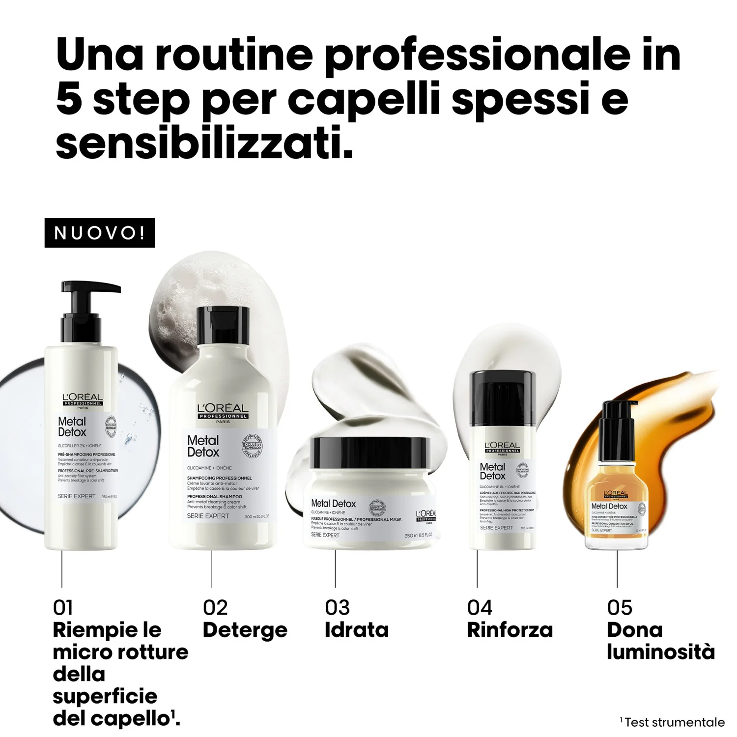 SERIE EXPERT New Metal Detox Pre-Shampoo Treatment - Pre-Shampoo