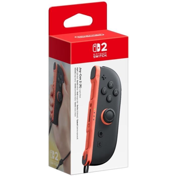 Lichtrode rechter Joy-Con-controller voor Nintendo Switch 2
