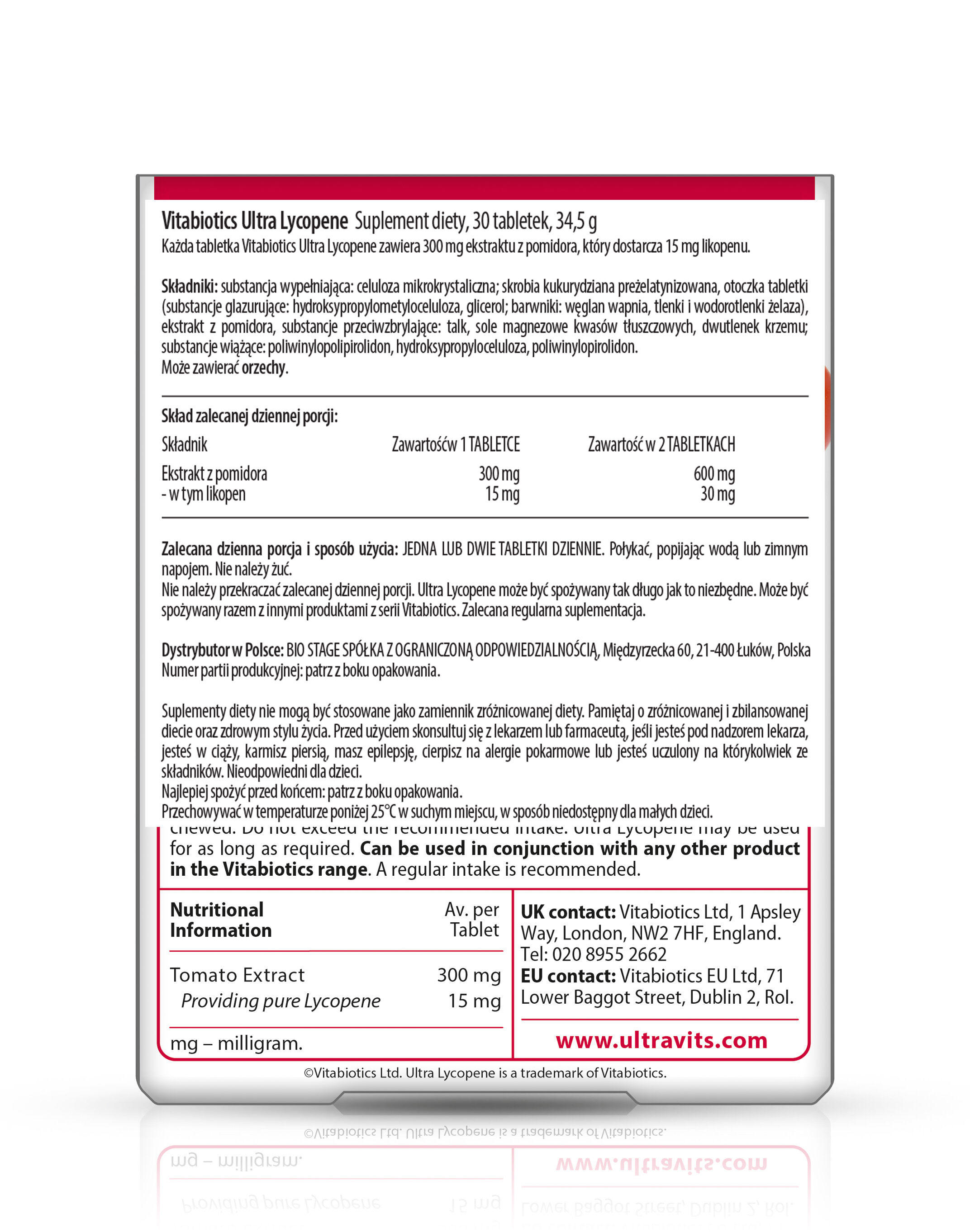 Vitabiotics Ultra likopen