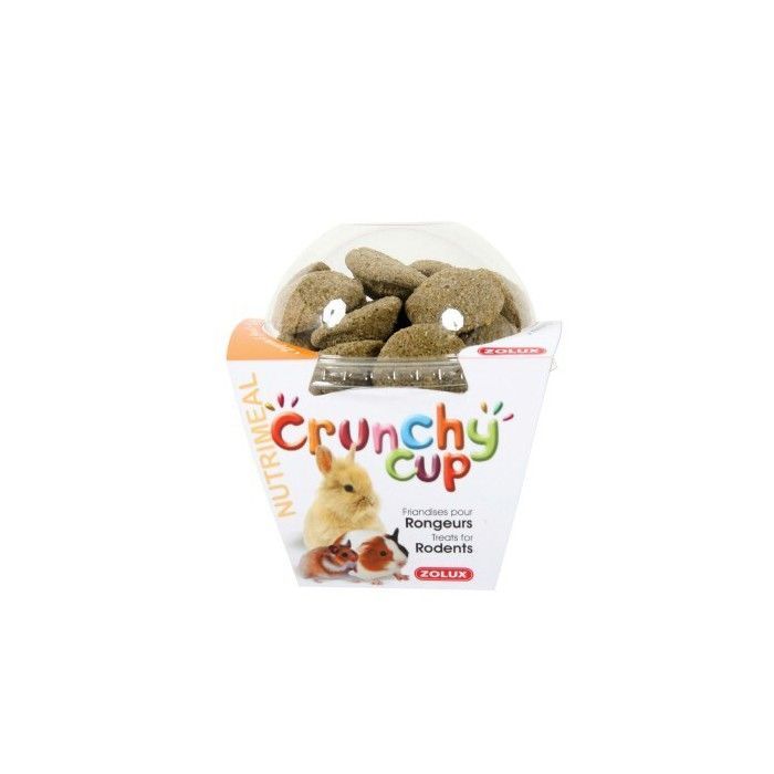 Friandise - Animal Valley - Crunchy Cup Candy - Luzerne & Persil - 200gr - Pour Cochons d'Inde et Hamsters