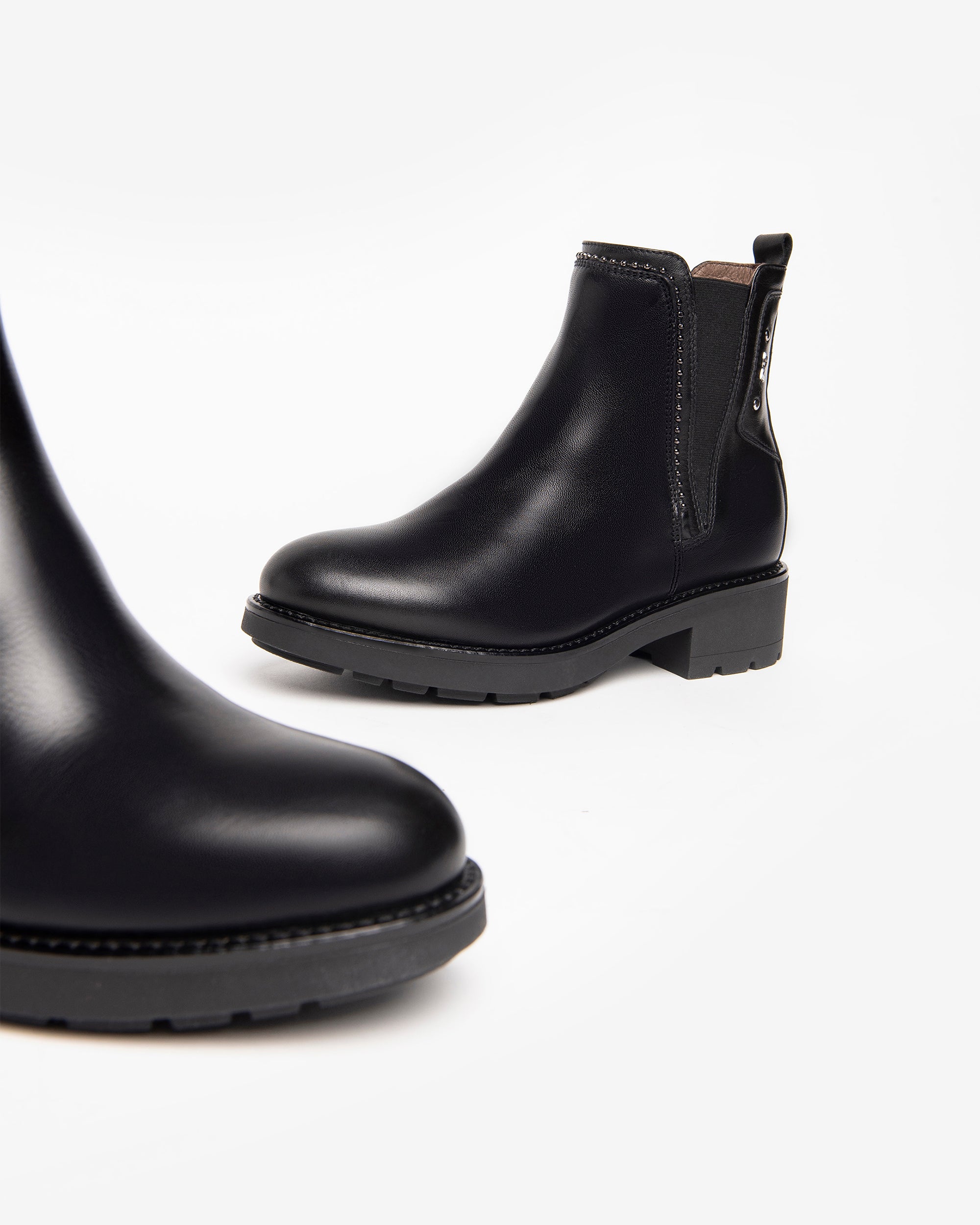  Chelsea-Boots aus Leder für Damen