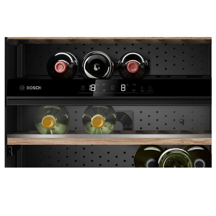 Bosch Cave à vin 44 bouteilles double zone noir - KWK16ABGB