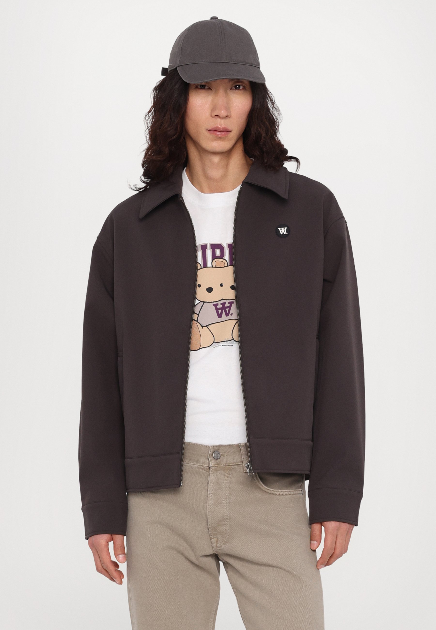 NN.07 SONNY - Ravne kavbojke - svetlo siva/kaki