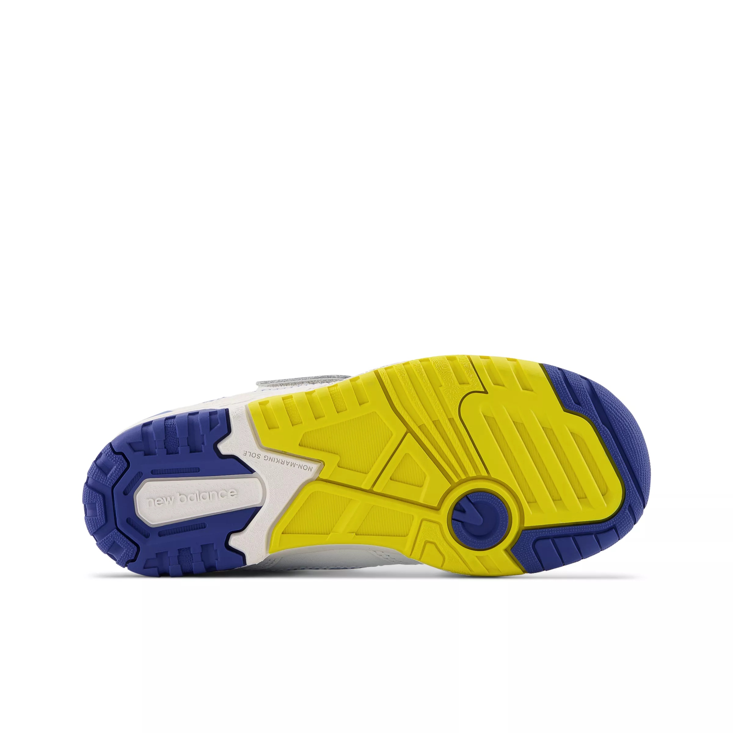 550 Bungee Lace with Top Strap White con honeycomb e heritage blue