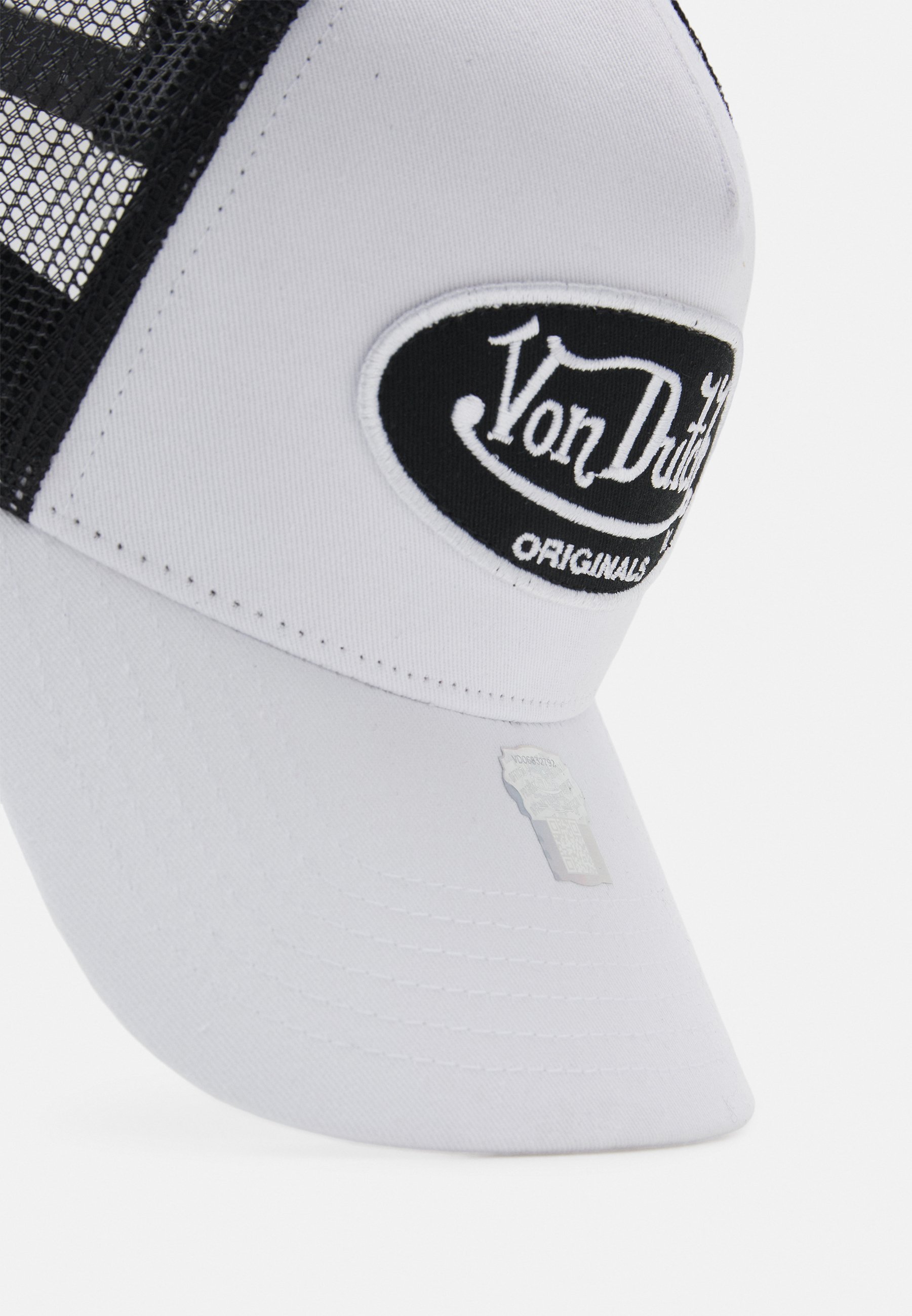 Casquette unisexe Von Dutch TRUCKER BOSTON - blanche/noire