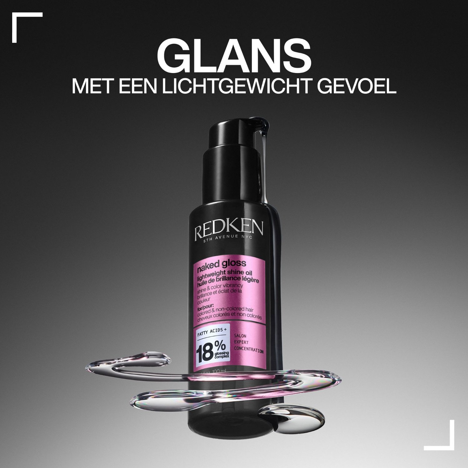Redken olje za lase Acidic Color Gloss Naked Gloss lahno olje za sijaj - 100 ml