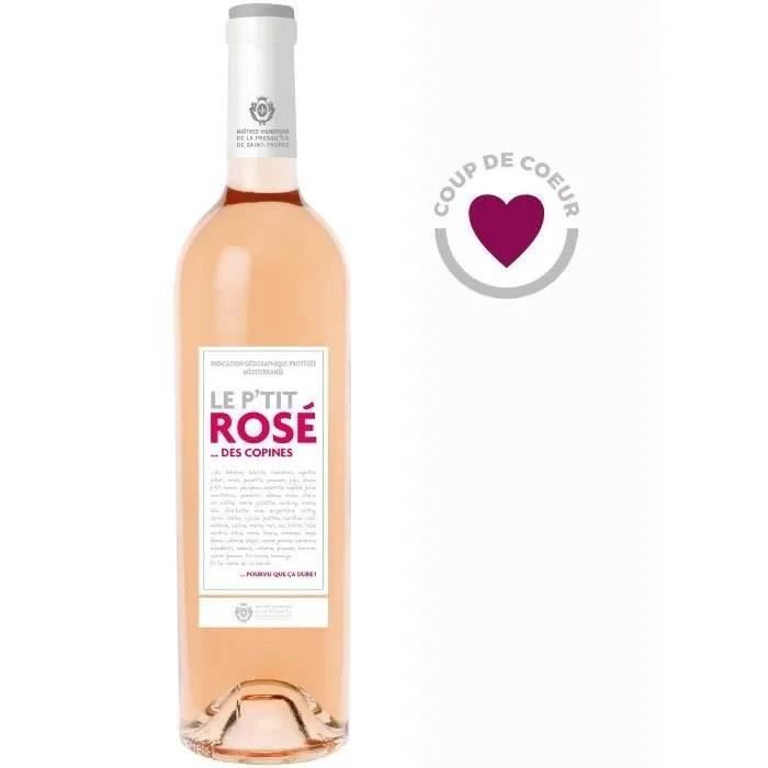 botellas + 1 magnum - Le P'tit Rosé des Copines Méditerranée - Vino rosado - 6 x 75cl + 1 x 150cl