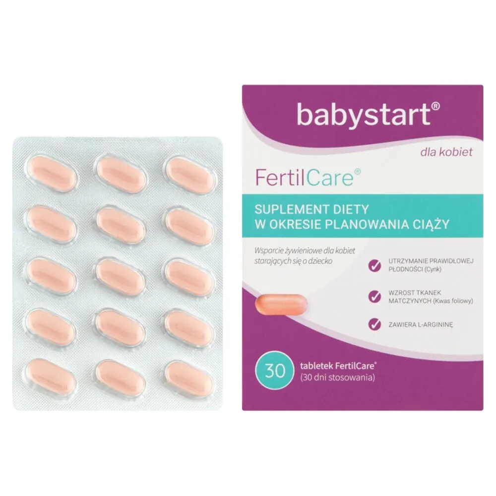 FertilCare, Zestaw witamin i minerałów dla kobiet w okresie planowania ciąży, Tabletki
