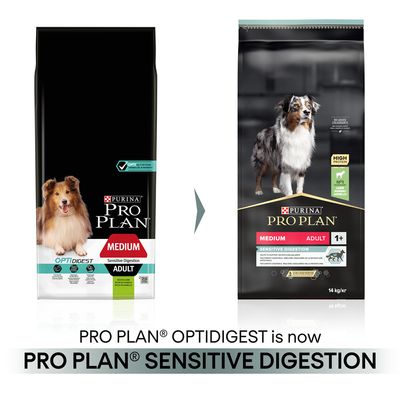 PURINA PRO PLAN Medium Adult Αρνί & Ρύζι για Ευαίσθητη Πέψη