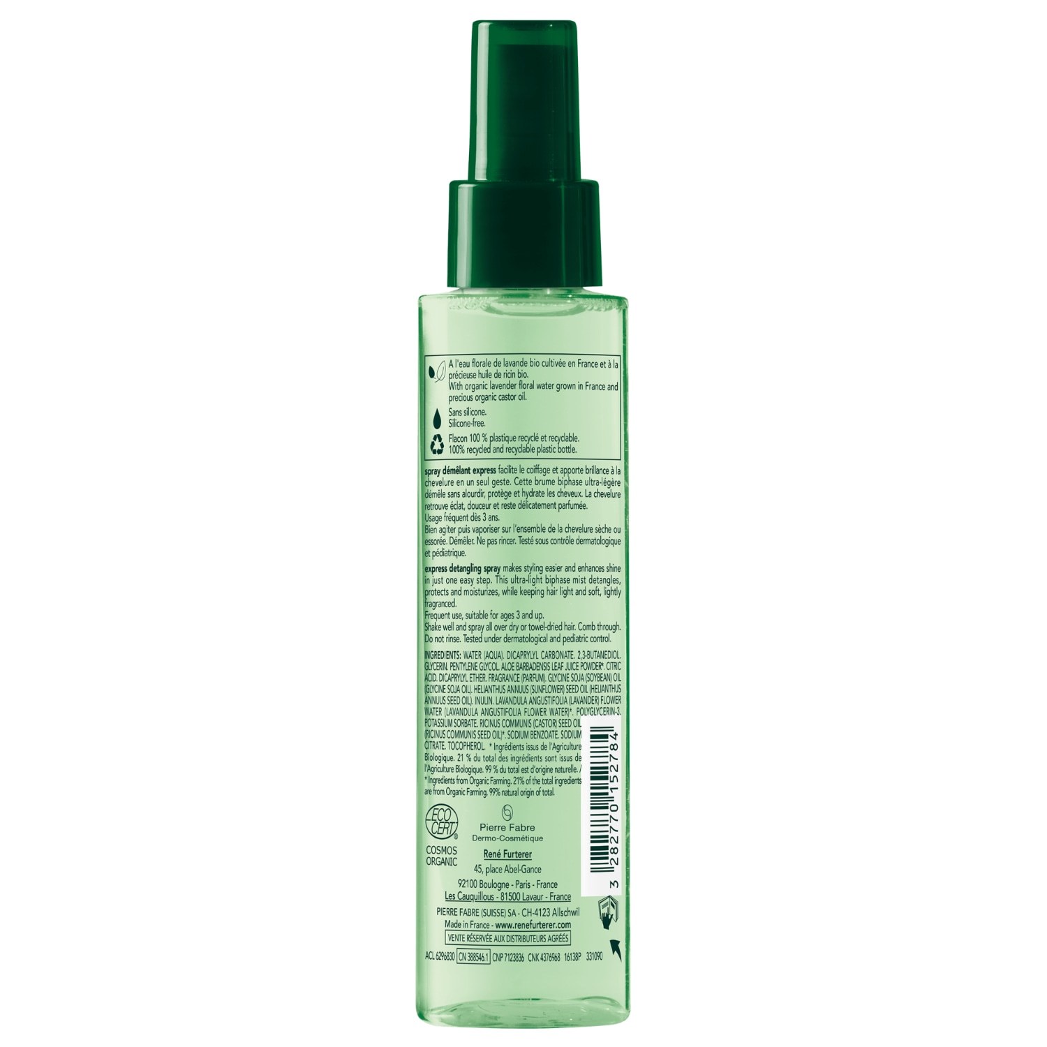 René Furterer plaukų formavimo priemonė „Naturia Express“ iššukavimo purškiklis, 200 ml