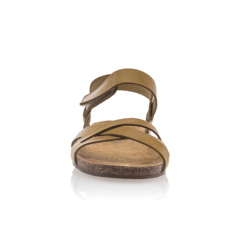 Sandalias amarillas para mujer / Zapatos de punta abierta