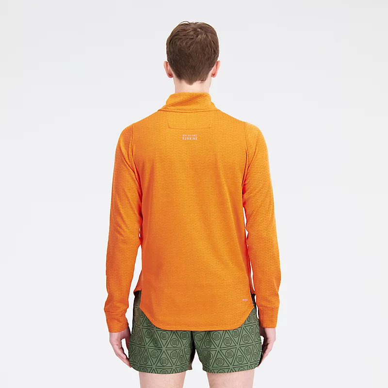 NB Heat Grid Half Zip Hoodie für Herren – CAYENNE