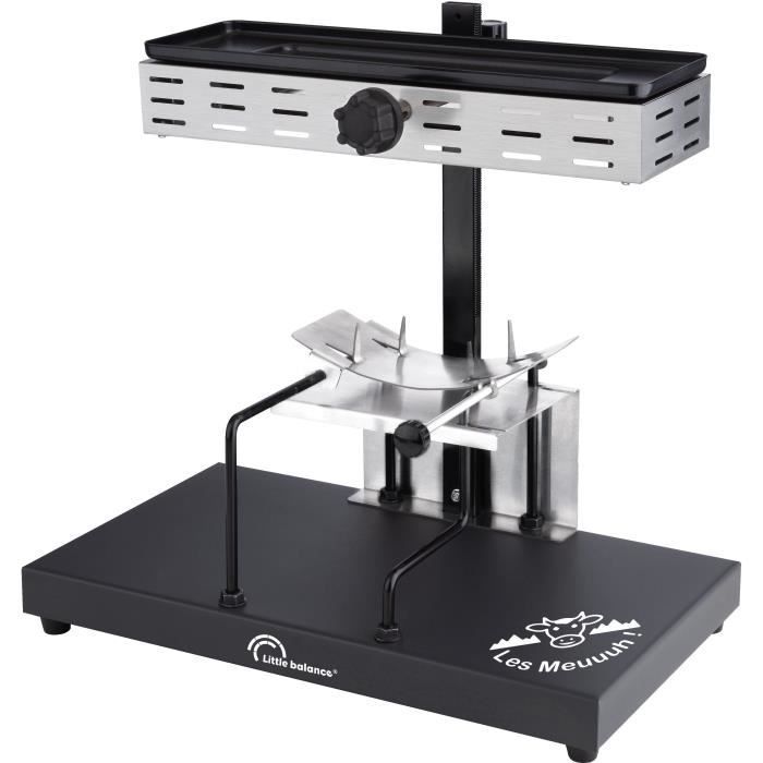 Parrilla para raclette LITTLE BALANCE - Savoyarde Half Wheel - Hasta 6 personas - Diseño Meuuuh - 850W