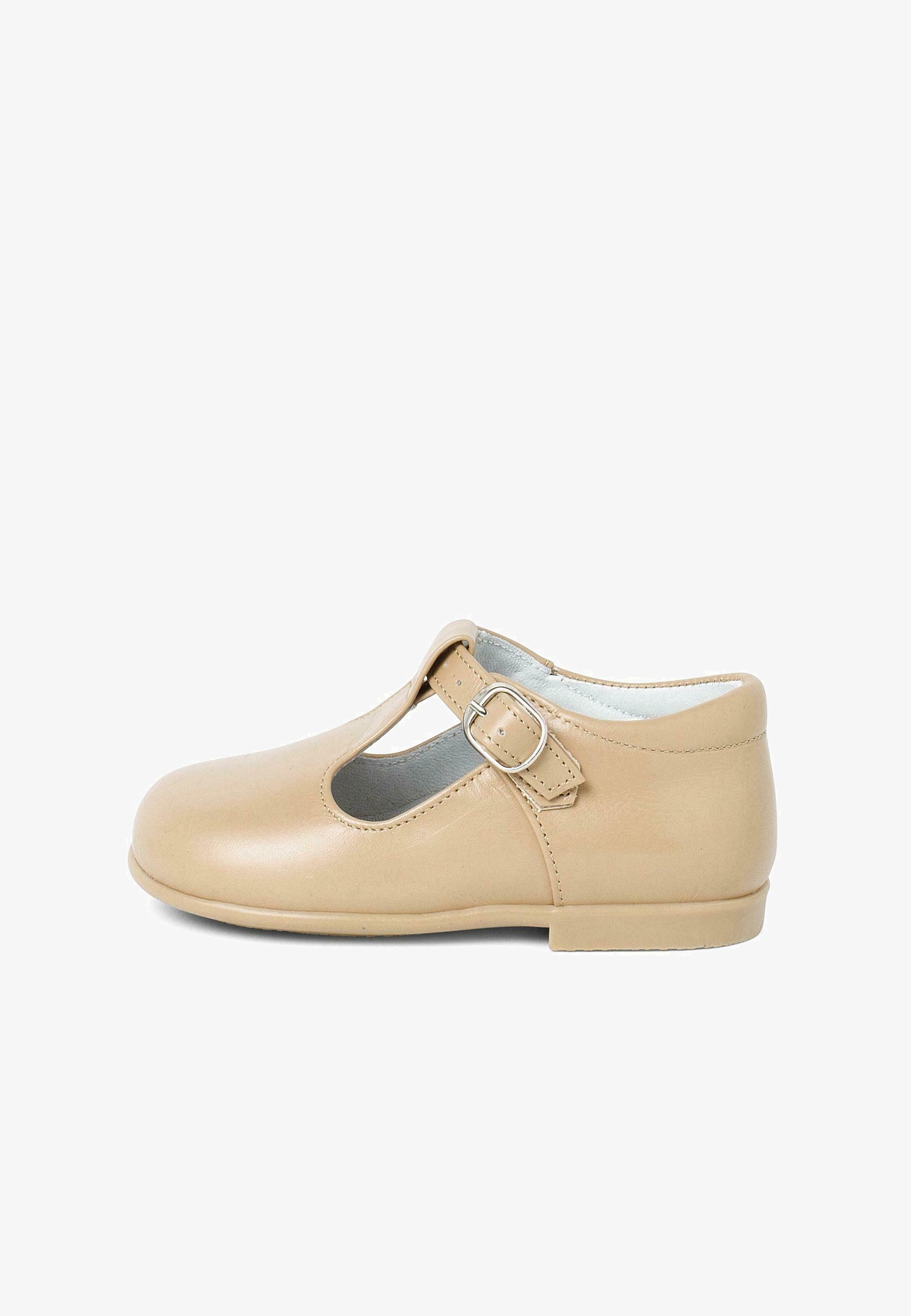 Pisamonas PEPITO leren gesp - Babyschoenen - camel