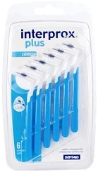INTERPROX Interprox Plus Cônica 6 escovas interdentais cônicas azuis