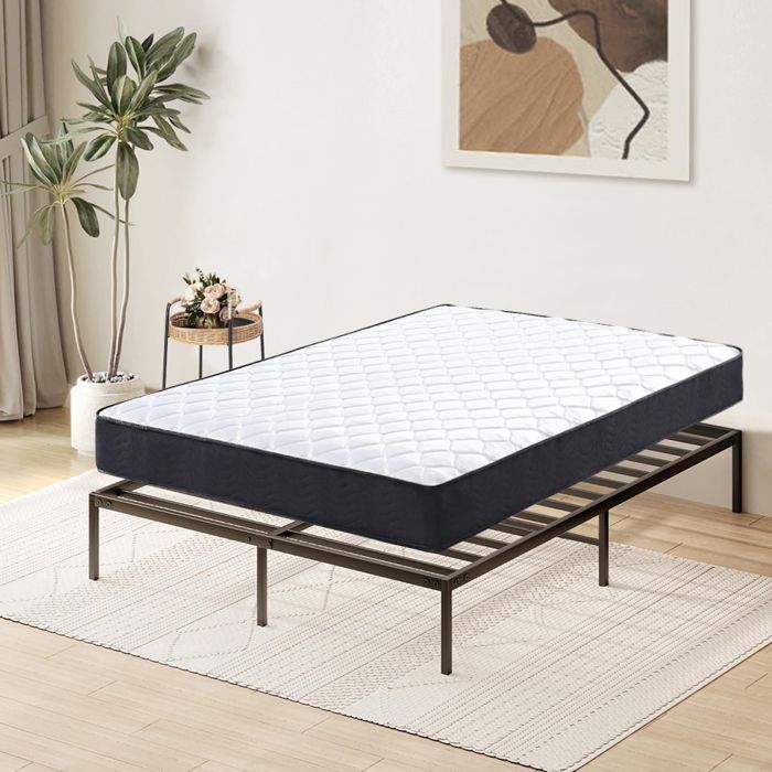 Ensemble Matelas et Sommier 160x200,Lit 160x200 avec Sommier et Matelas,Matelas à Ressorts 160x200x20cm